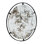 Theodor Industrial Design Round Mirror With Metal Frame For Wall Decor