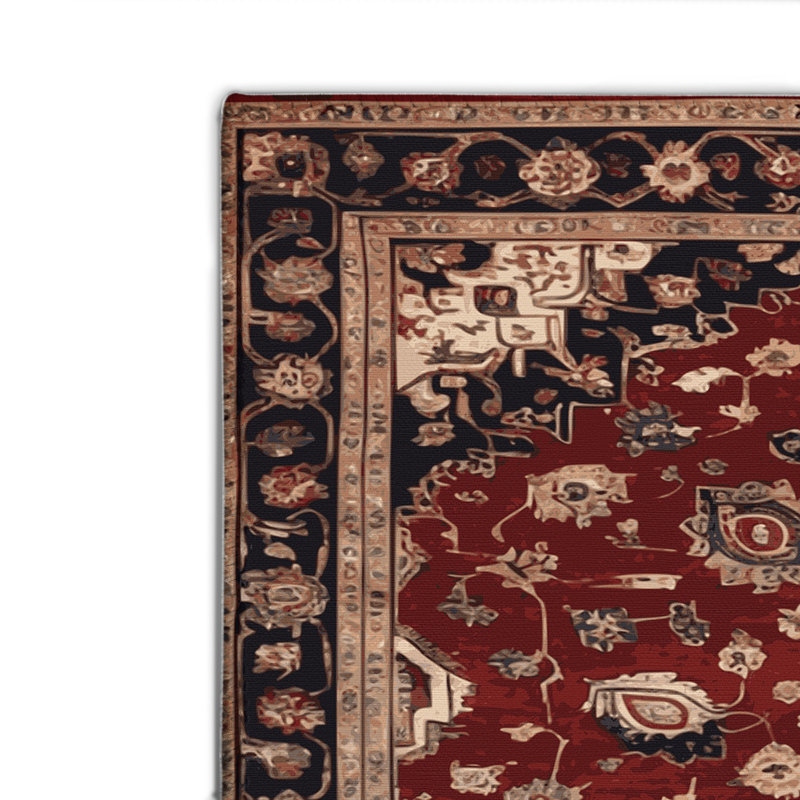 Turkish Brown Indoor and Outdoor Area Rug, Rectangle 2' x 3'