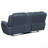 Blue Motion Reclining Loveseat With Console