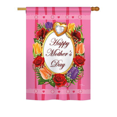 Tholf Double Sided Polyester Mother's Day Garden Flag