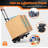 Folding Hand Truck Utility Cart, Portable Luggage Cart with Large Bag and Bungee Cord