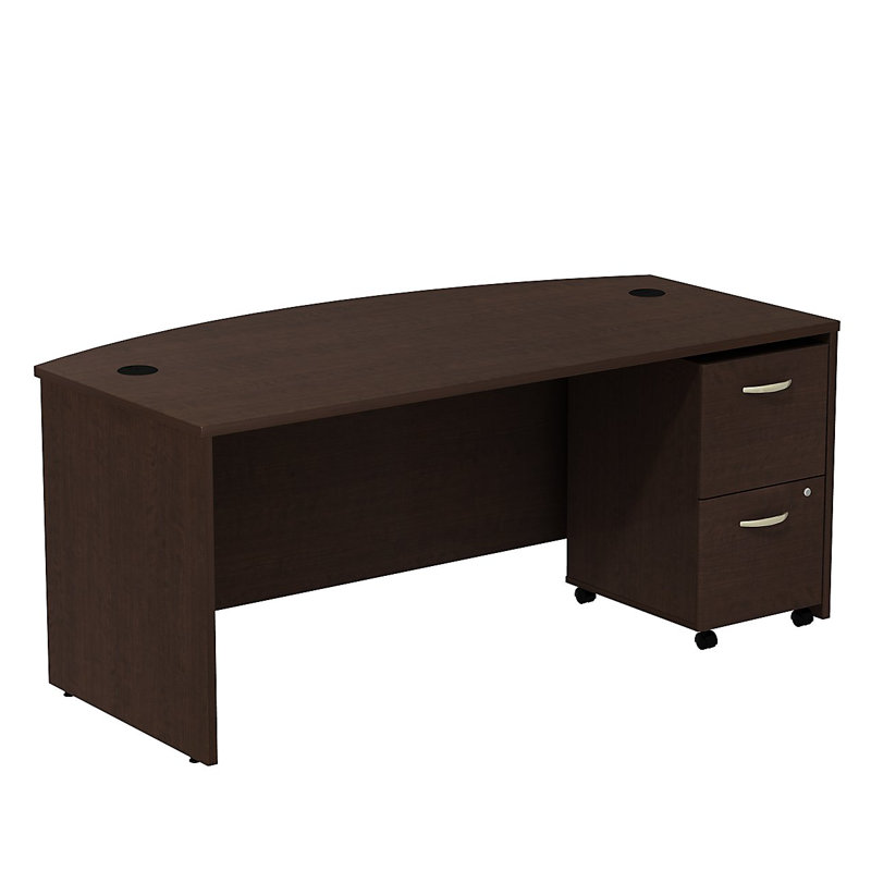 Office 500 Collection Writing Desk, Mocha Cherry
