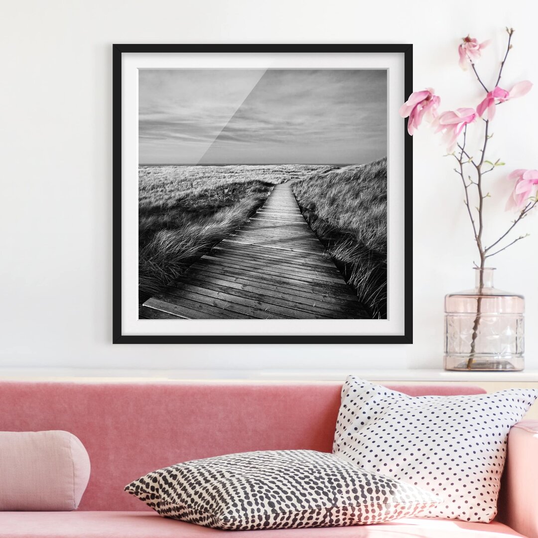 Gerahmtes Poster Dune Path on Sylt II