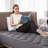 Bedsure Twin/Twin XL Quilted Mattress Pad with Brushed Embossed Cover, White, Breathable Noiseless Bed Topper for Dorm Room-51716812-63798244