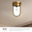 Plafonnier encastré 1 lumière 7,5 po Cyrus-66310862