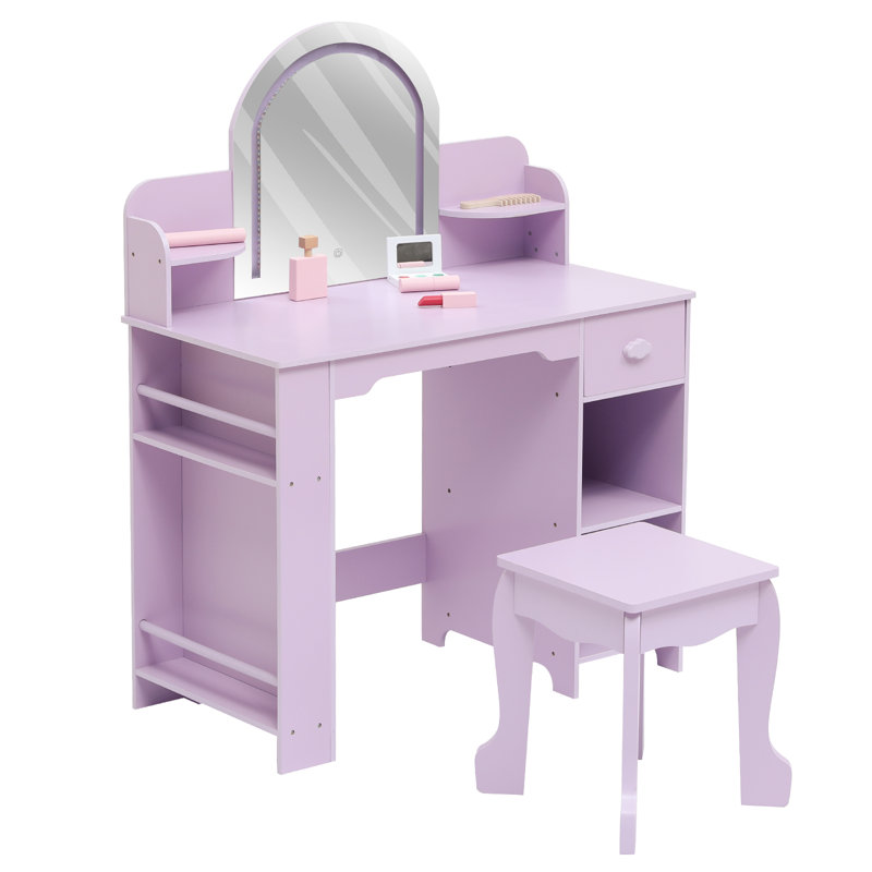 Dressing Table, Purple