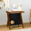 Table de bout à tréteaux en bois massif Aadrith-702382791
