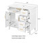 Meuble-lavabo simple 36 po avec lavabo-743901222