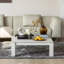 Simple design sense solid wood coffee table