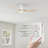 52" 5-Solid Blade Smart Modern Ceiling Fan with Light and Remote-1160308948-1160308951