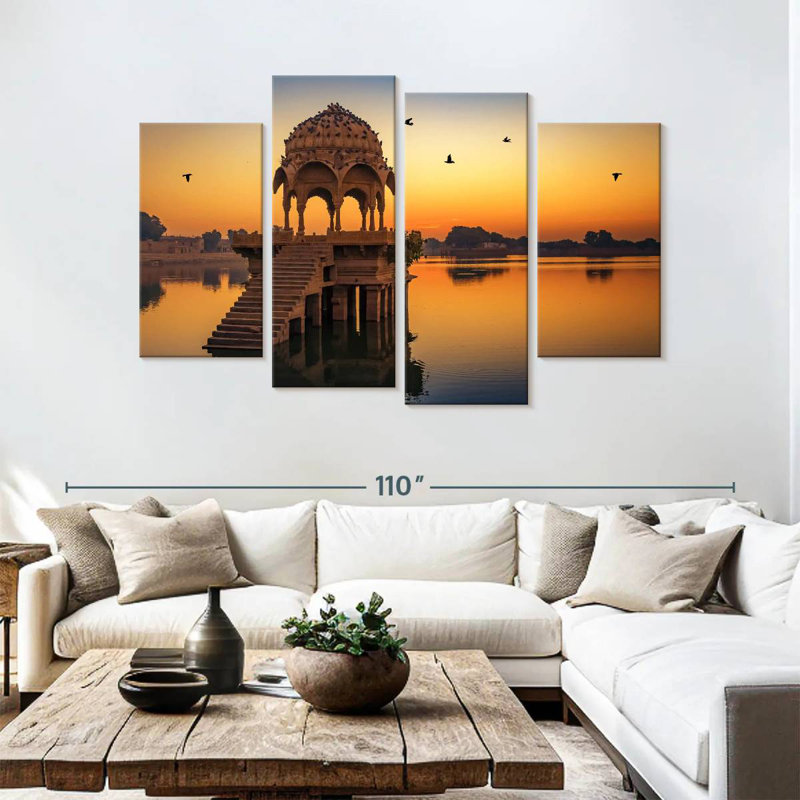 Adella Lake Gadisar Pavilion, 54" H x 84" W