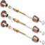 Ensemble de garniture de baignoire et de douche à 3 poignées pour robinet de douche ATAYAL, installation facile, métal robuste-119775041