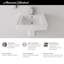 American Standard Decorum 20.25'' White Vitreous China Rectangular Bathroom Sink with Overflow-53488322