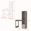 Bureau Aragon, finition blanche-93569817