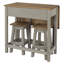 Ensemble de salle à manger en bois de pin massif pour 2 personnes Loveday-716076667-716076663-716076659