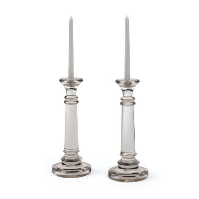 6'' H Glass Tabletop Candlestick