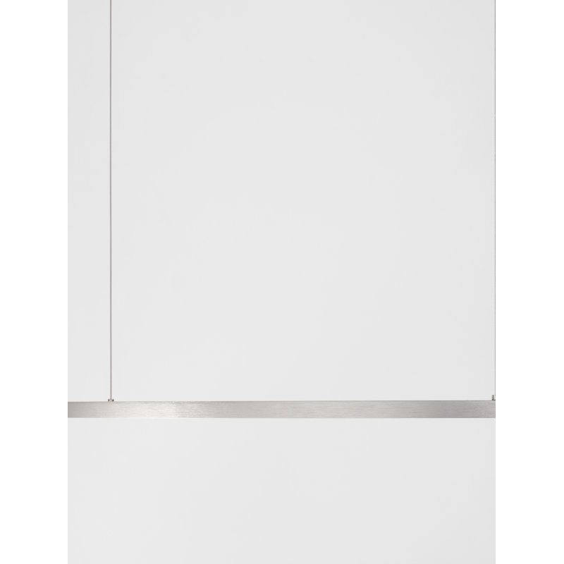 1 - Light Silver LED Cylinder Pendant