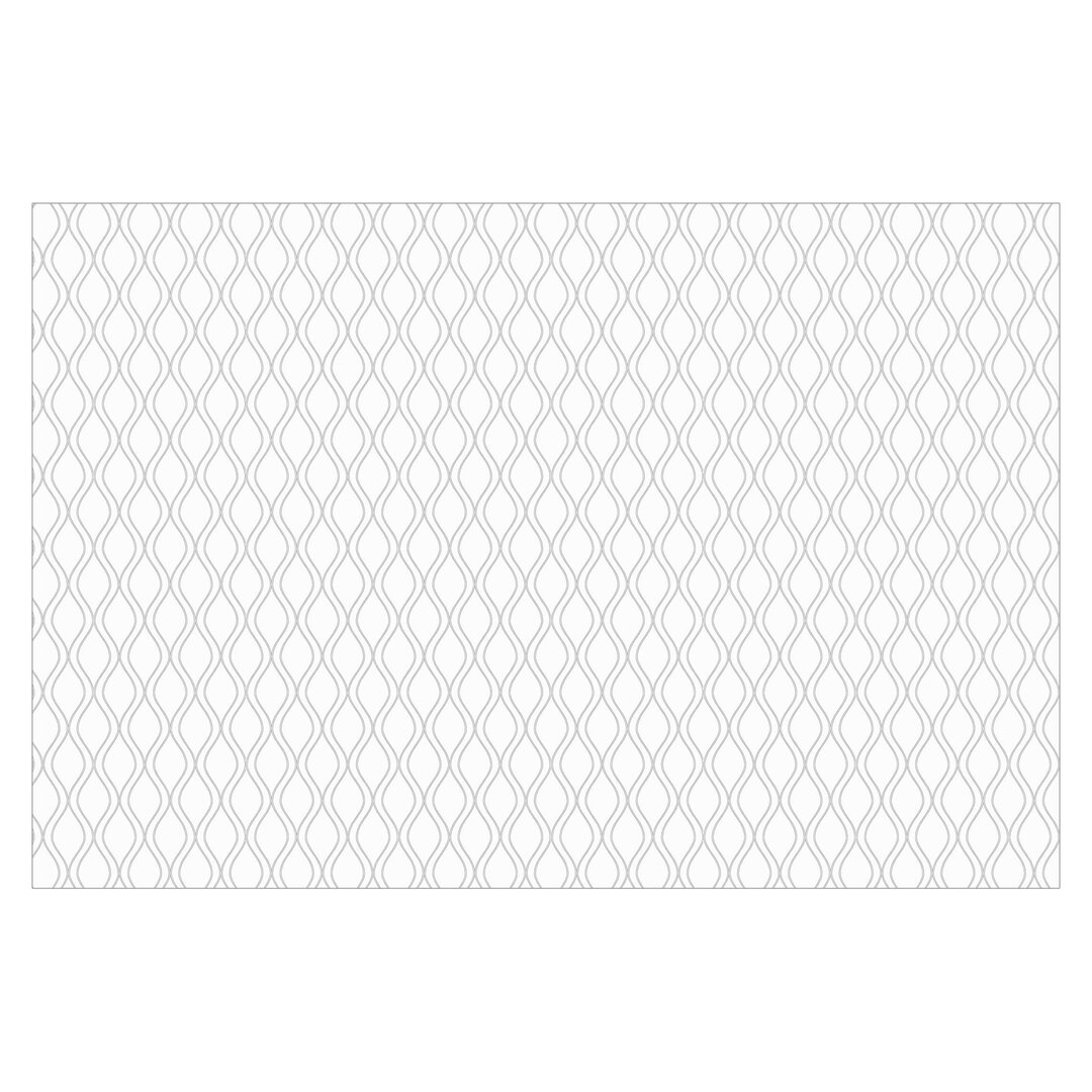 Strukturierte Fototapete Light Retro Pattern with Grey Waves 2,55 m x 384 cm