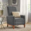 Fauteuil club inclinable manuel en bois de 27 po de largeur-1820871440