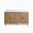 60" Double Bathroom Vanity with Engineered Stone Countertop