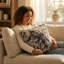 Coussin rayé Shore-1252487098