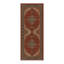 Tapis de couloir oriental rouge / beige lavable à la machine avec envers antidérapant-133482875