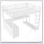 Lit mezzanine en métal avec garde-robe, bureau en forme de L et cubes de rangement pour des espaces de vie et d'étude polyvalents-129431916-129431920