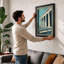 Columns and Sky Modern - Framed Print-598469140-598469149
