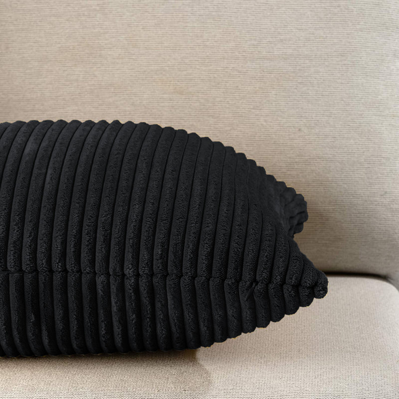 Antonietta Velvet Scatter Cushion Cover, Black
