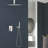 2-Function High-Pressure Rainfall Shower System, Tub Faucet Set