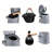 Portable Toilet For Adults - Outdoor Potty With Lid & Removable Waste Bag | Compact Camping Toilet For Travel, Hiking, Truck, Boat & Beach