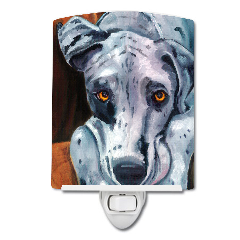 Great Dane Waiting Patiently Ceramic Night Light Caroline's Treasures