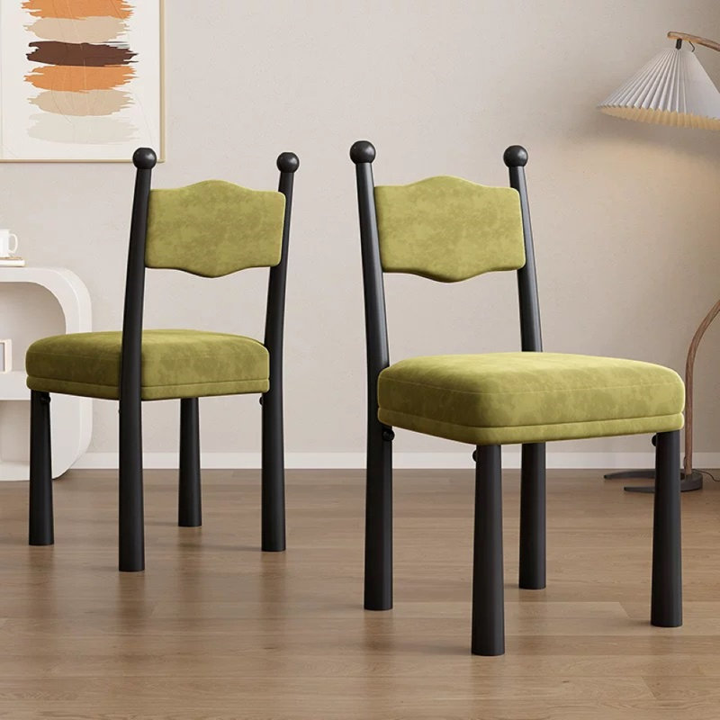 Chaise Kenyatta Bol Sant, Velours vert, Noir, 2