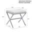 Tabouret de coiffeuse en simili cuir Pollman-1271683294