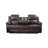 2 Pieces Leather Manual Reclining Living Room Set with Console-152881327