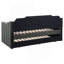 Lit de jour simple tapissier gris anthracite Pressley