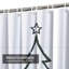 Rideau de douche à motif grunge noir avec 12 crochets Christmas Trees-1159272443