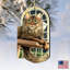 Ornement suspendu en bois pour chat stargazer
