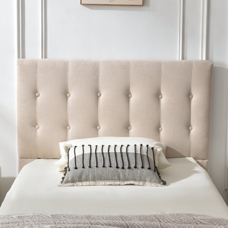 Lit plateforme tapissier avec rangement Arcadia, Kaki, Simple