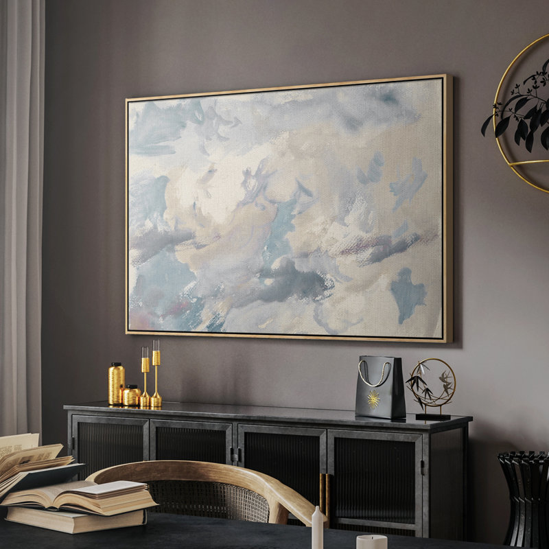 «Vintage Landscape - DCCL XXV» sur, H 25 po x l 37 po x P 2 po, Toile naturelle avec cadre flottant