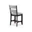 Chaises de salle à manger 2 pièces avec siège et dossier rembourrés pour tables à hauteur de comptoir-16561657-16561663