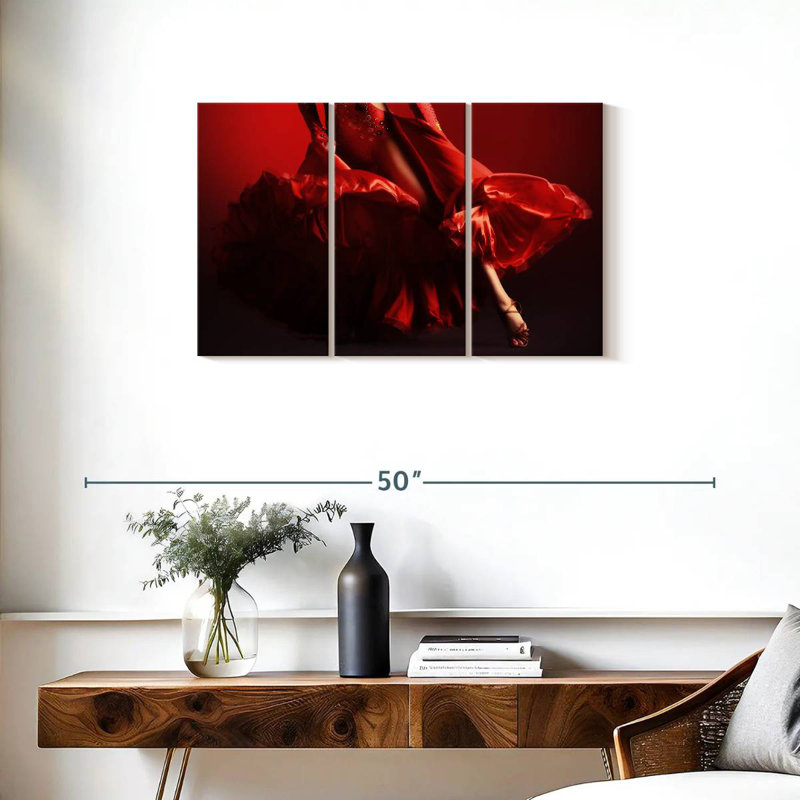 Danseuse de flamenco Enn, H 20 po x l 33 po