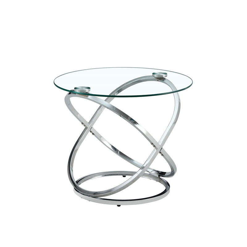 Modern Coffee Table, Silver