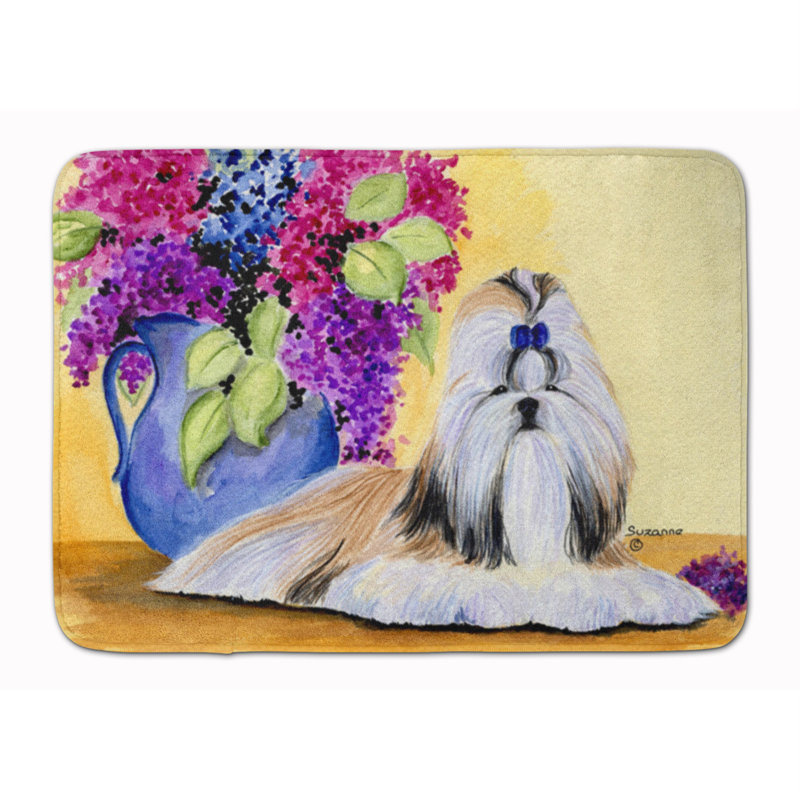 Tapis pour salle de bain en mousse à mémoire de forme tzu shih