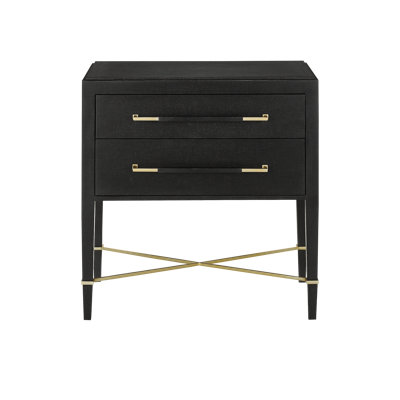 Verona 2 Drawer Nightstand by Currey & Company