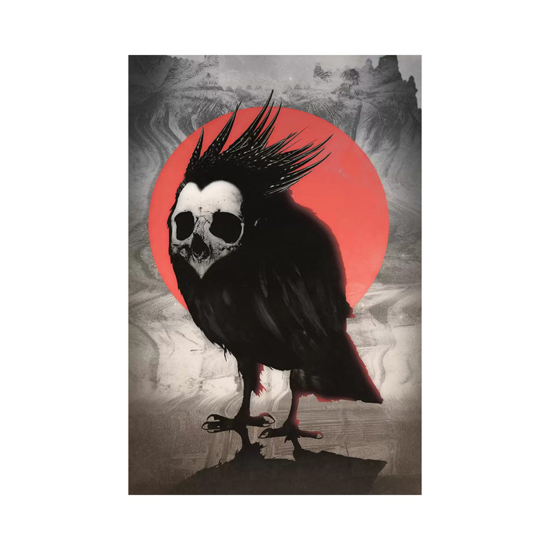 Birdie by Ali Gulec - Wrapped Canvas Painting, 101.6 cm H x 66.04 cm W x 3.175 cm D