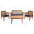 Natural Frame/Navy Cushion selected