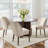  Upholstered Solid Wood Back Side Dining Chair (Set of 2)-842358114