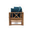 Canapé extensible extérieur 3 places, canapé rembourré avec coussins, fauteuil-lit, canapé confortable