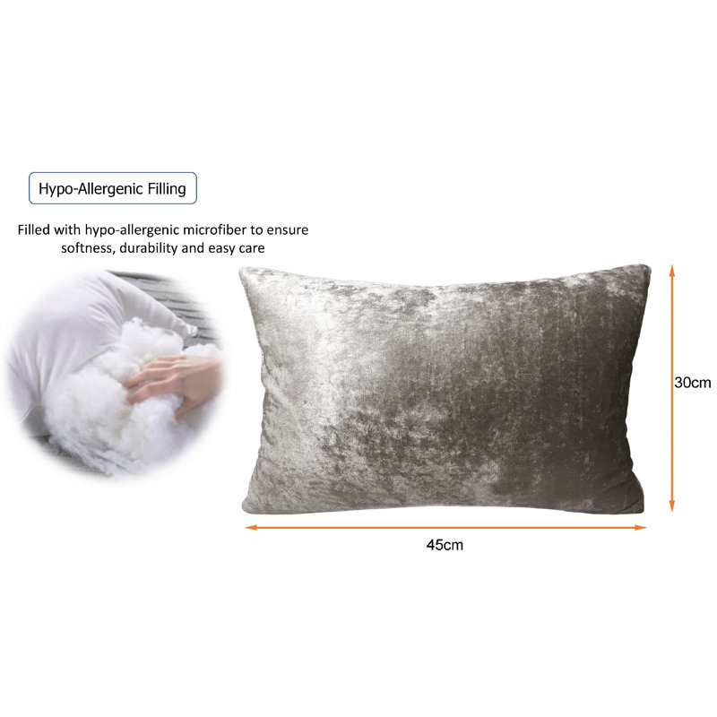 Plattsmouth Ombre Rectangular Throw Cushion, Mink Champagne